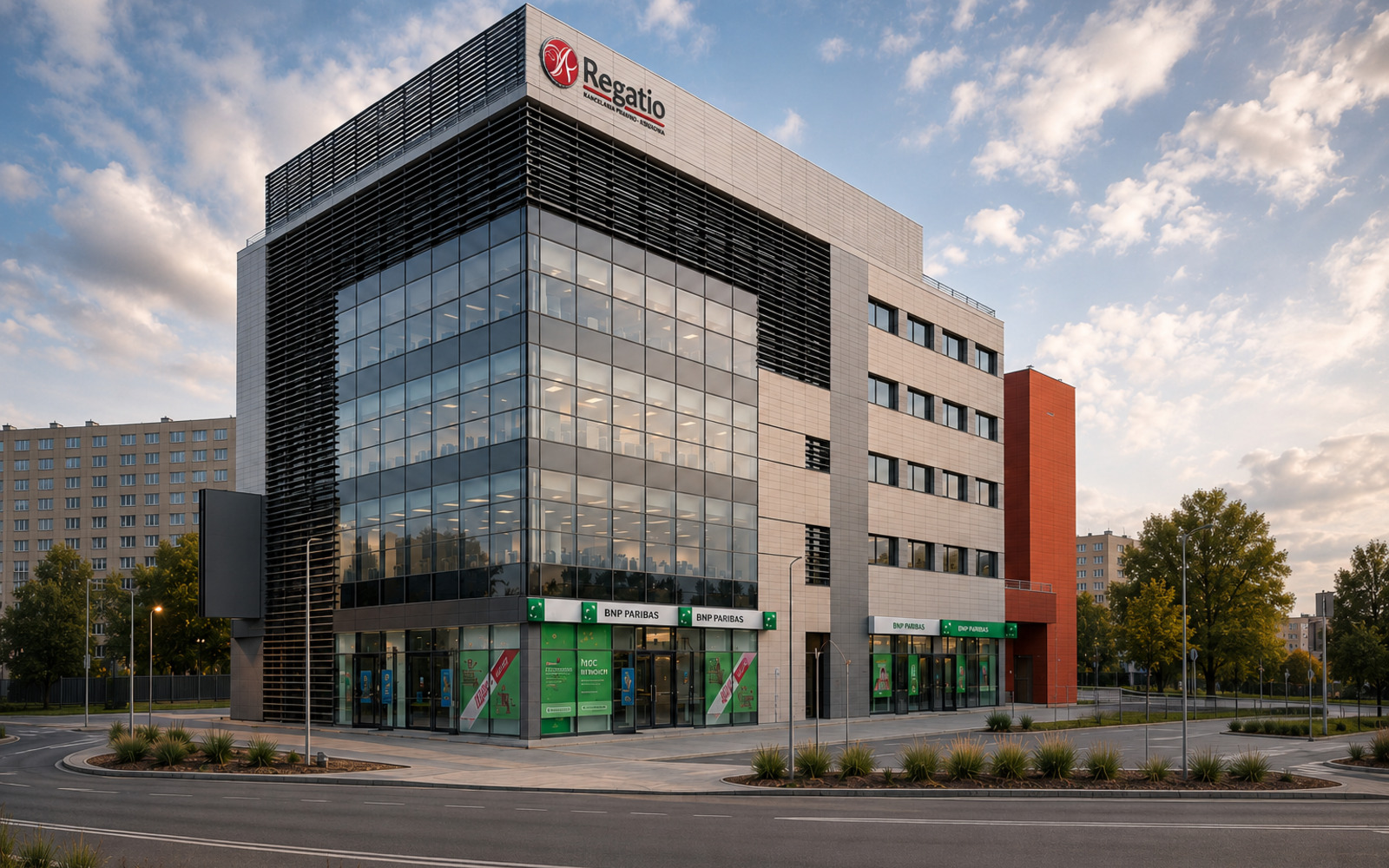 Biurowiec Karowa Office — siedziba kancelarii Regatio w Rzeszowie